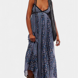 Vestido Boho Floral de Chiffon Lexa con Espalda Descubierta - Elegancia y Estilo Soñados