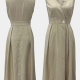 Vestido Blazer sin Mangas Beverly de Corte A y Botones - Elegancia y Estilo en Cada Detalle