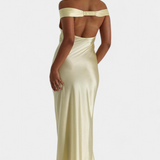 Elegant Blerina Cola de Pez Sin Mangas Vestido para Damas
