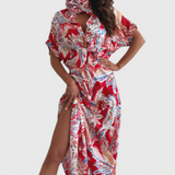 Vestido Midi Floral Vintage Marinka para un estilo elegante y atemporal