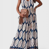 Gabriella Mono de Pierna Ancha con Estampado Audaz - Estilo Moderno y Elegante