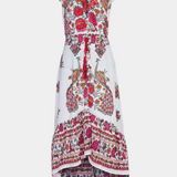 Vestido Floral Boho Chic Chiara con Cintura Ajustable para un Estilo Elegante y Confortable