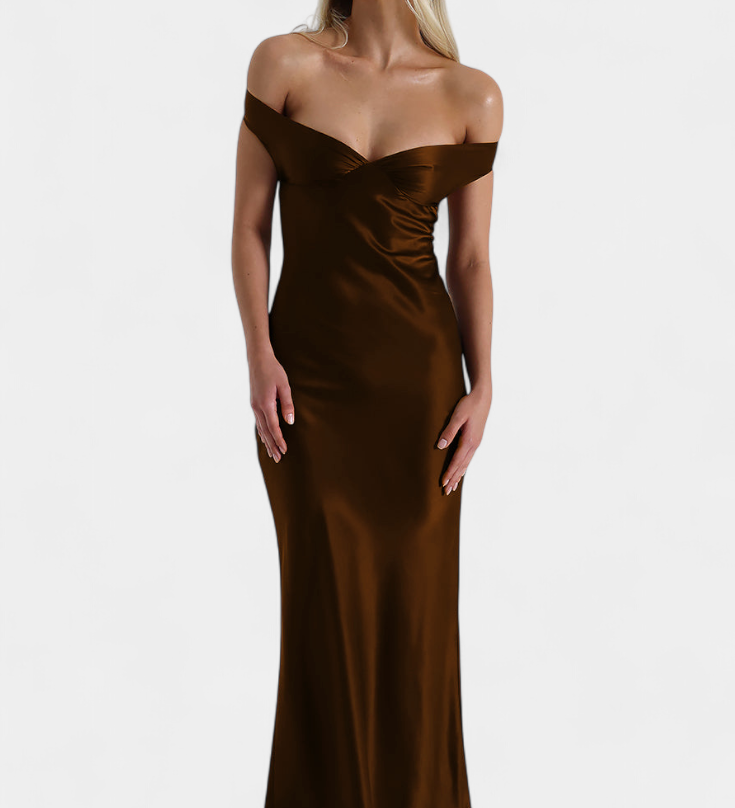 Elegant Blerina Cola de Pez Sin Mangas Vestido para Damas