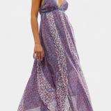 Vestido Boho Floral de Chiffon Lexa con Espalda Descubierta - Elegancia y Estilo Soñados