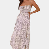 Vestido Midi Floral Luzia - Elegância e Estilo para Todas as Ocasiões