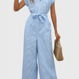 Inés Mono de Pierna Ancha a Rayas - Estilo cómodo y elegante para todas las ocasiones