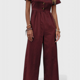 Camila Mono Elegante con Botones en el Frente para un Estilo Sofisticado