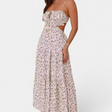 Vestido Midi Floral Luzia - Elegância e Estilo para Todas as Ocasiões