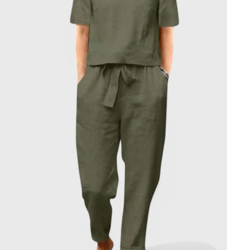 Yvette Conjunto de Verano Vintage - Estilo Retro y Elegancia para Tus Días Soleados