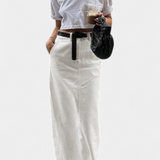 Yenifer Falda Maxi con Abertura Estilosa y Elegante