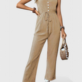 Marisela Mono con Texturizado y Elegante Escote en V