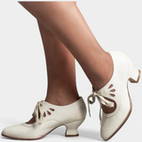 Botines de Cuero con Tacones Ortopédicos Para Comodidad y Estilo