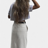 Yenifer Falda Maxi con Abertura Estilosa y Elegante