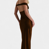 Elegant Blerina Cola de Pez Sin Mangas Vestido para Damas