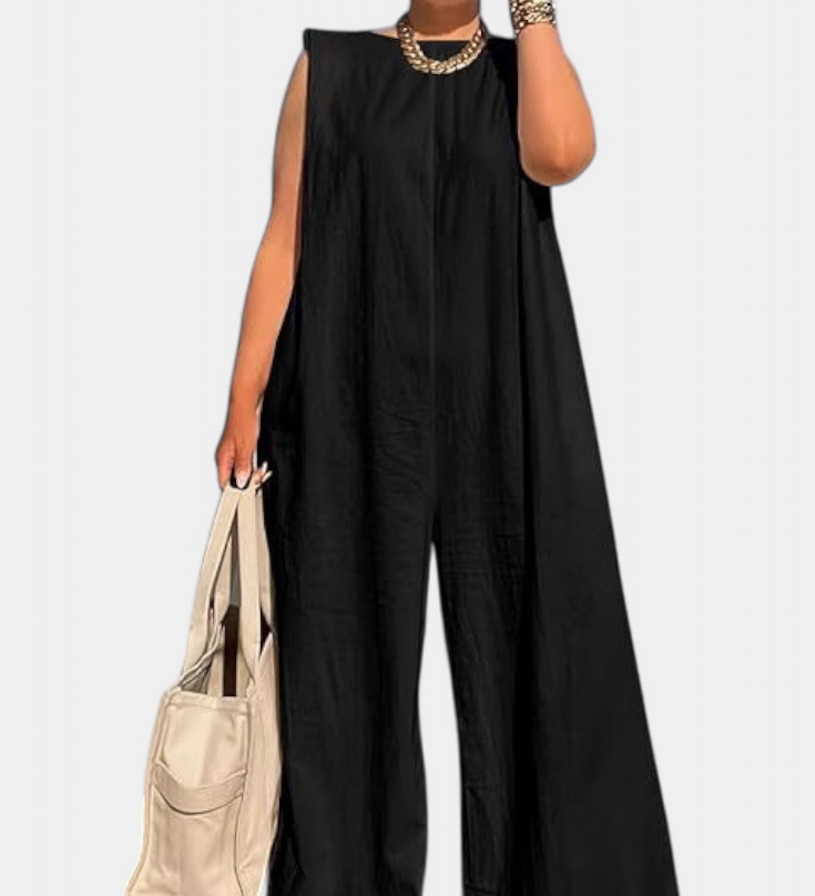 Camiseta Oversize Airla Mono sin Mangas de Pierna Ancha para un Estilo Cómodo y Moderno