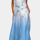Enna Vestido Sin Mangas de Colores con Elegante Escote en V