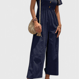 Camila Mono Elegante con Botones en el Frente para un Estilo Sofisticado