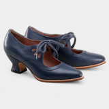 Botines de Cuero con Tacones Ortopédicos Para Comodidad y Estilo