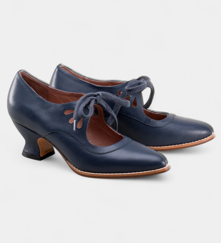 Botines de Cuero con Tacones Ortopédicos Para Comodidad y Estilo