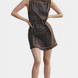 Vestido Mini Montmartre Lorena con Foulard para un estilo elegante y sofisticado