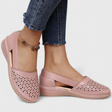 Lisanas Zapatos Ortopédicos Elegantes con Diseño Calado para Máximo Confort