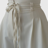 Sophie Pantalones de pierna ancha con cordones para un estilo cómodo y elegante