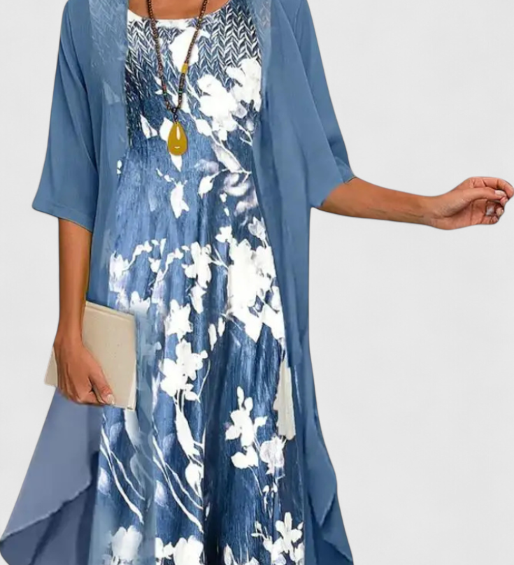 Venezia Vestido Floral Elegante para Eventos y Ocasiones Especiales