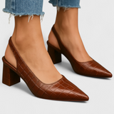 Ava Slingback de Tacón Alto y Diseño Refinado con Punta Estilizada