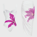 Sarah Conjunto de Baño de Dos Piezas con Diseño Floral Elegante