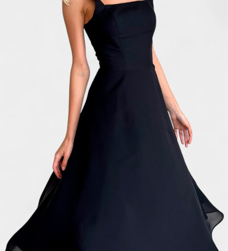 Vestido midi sin mangas estilo A-line de Mary para un look elegante y cómodo