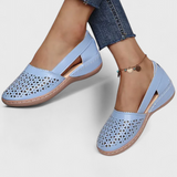 Lisanas Zapatos Ortopédicos Elegantes con Diseño Calado para Máximo Confort