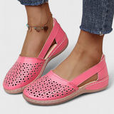 Lisanas Zapatos Ortopédicos Elegantes con Diseño Calado para Máximo Confort
