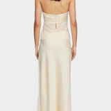 Conjunto de Falda Midi Sin Tirantes en Mantequilla - Estilo Elegante y Sofisticado