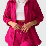 Xenia Conjunto de Collar Relajado - Estilo Casual y Elegante para Tu Look Diario