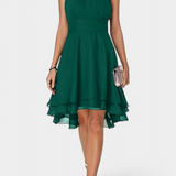 Vestido de Gasa con Volantes y Silueta Entallada Anouk - Elegancia y Estilo Perfecto