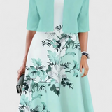 Venezia Vestido Floral Elegante para Eventos y Ocasiones Especiales