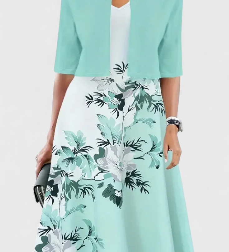 Venezia Vestido Floral Elegante para Eventos y Ocasiones Especiales