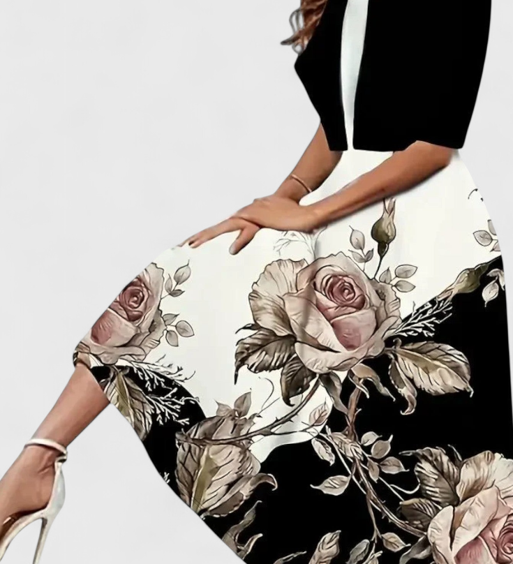 Elegante Conjunto de Vestido y Blazer Midi para un Estilo Sofisticado