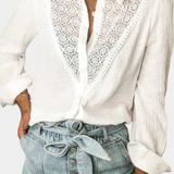 Elegante Blusa de Encaje Tess para un Estilo Sofisticado