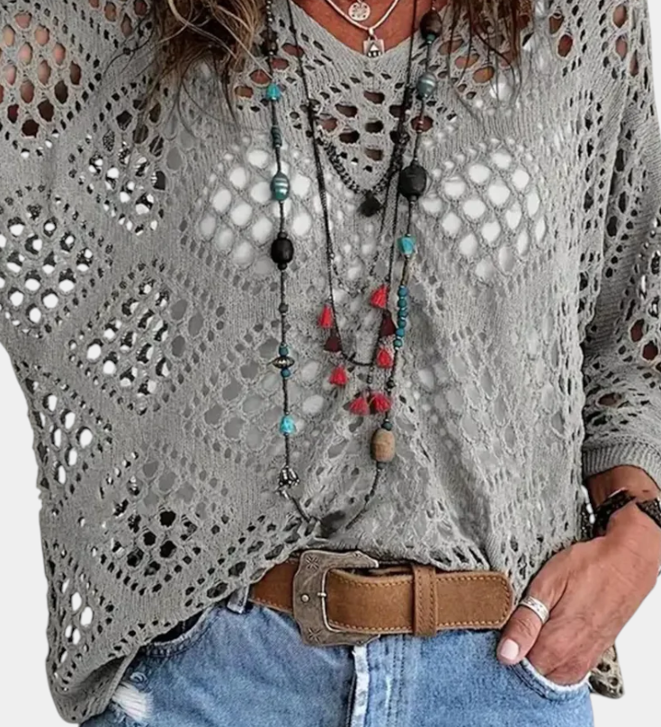 Elegante Blusa de Encaje Fern para un look sofisticado