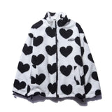 Catalina Chaqueta Reversible de Corazones – 2 Estilos en 1