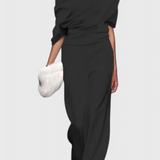 Pantalones Agatha Mono de Pierna Ancha Perfectos para el Uso Diario