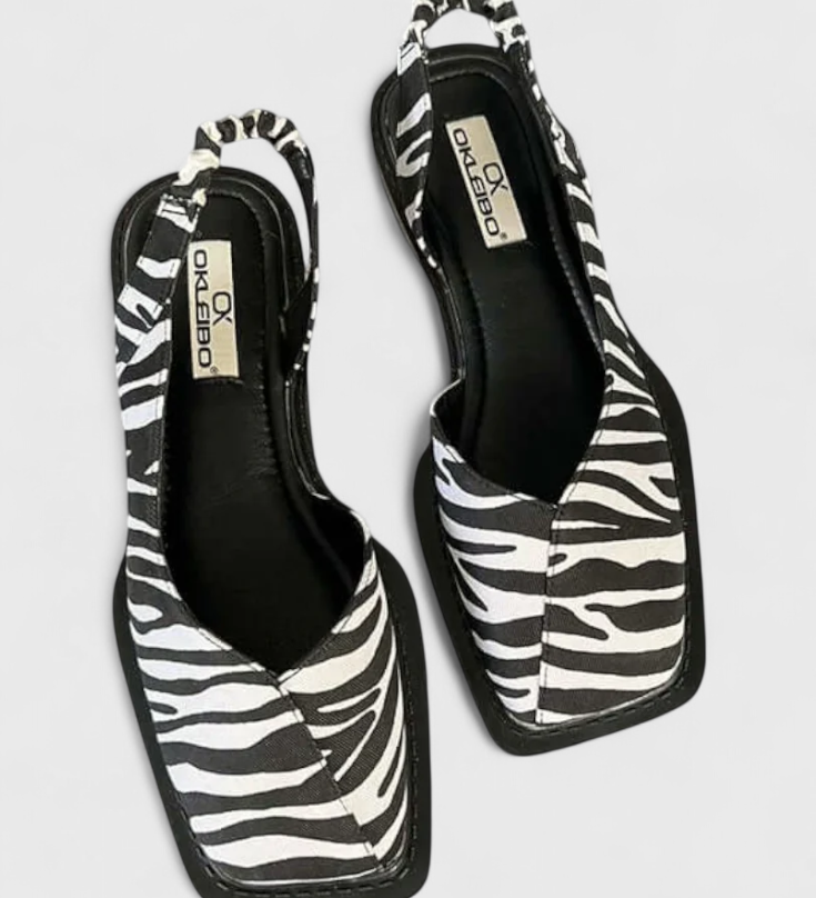 Zapatillas Acolchadas Cora con Diseño de Punta Cuadrada para Máxima Comodidad