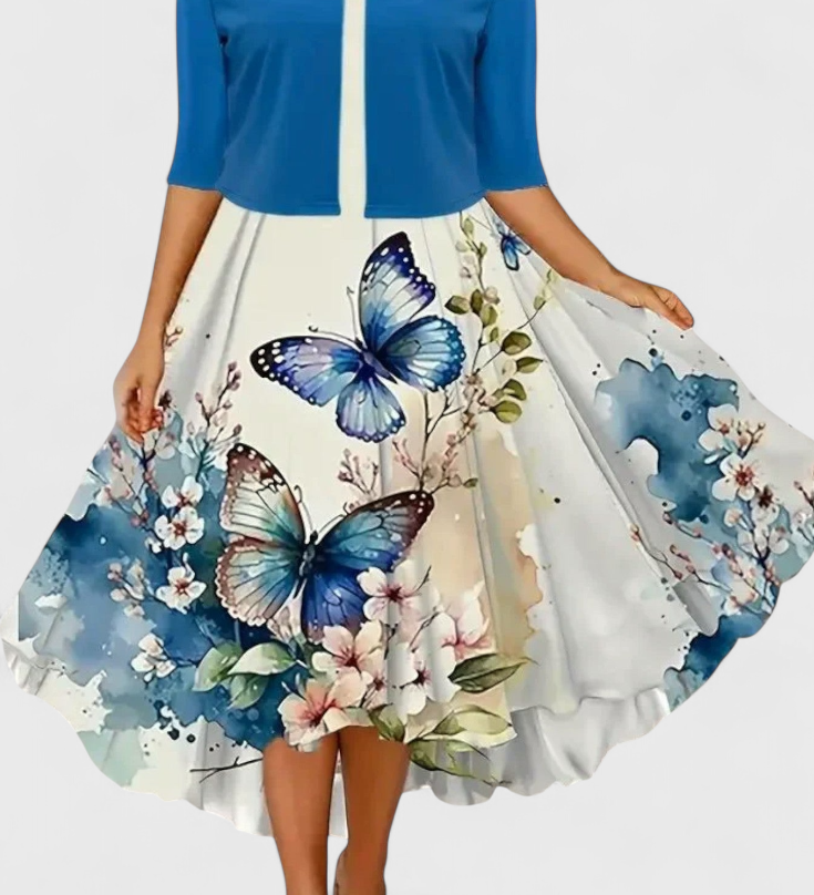 Elegante Conjunto de Vestido y Blazer Midi para un Estilo Sofisticado