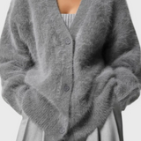 Elegante suéter de mezclilla de cachemira suave Daniela