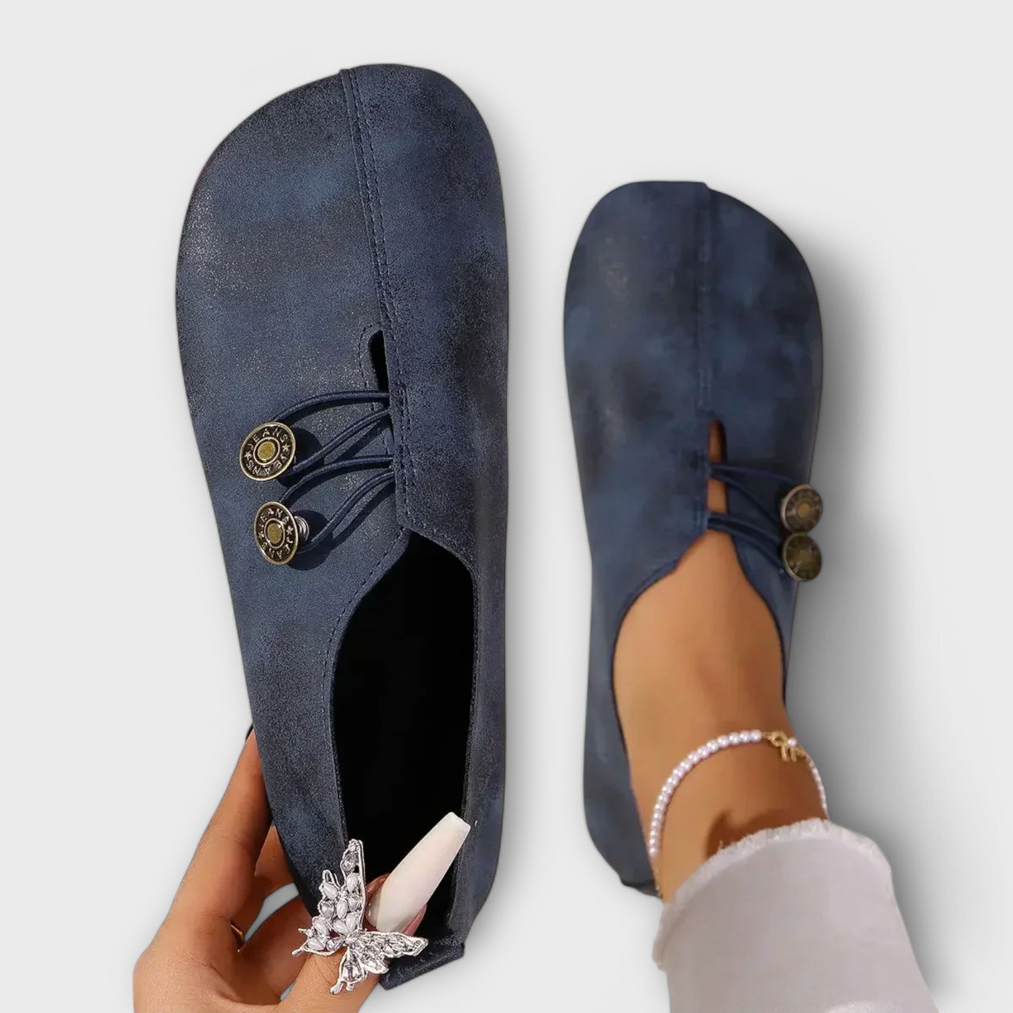 Taera Mocasín de Ante Ultra Ligero para Comodidad y Estilo