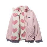 Catalina Chaqueta Reversible de Corazones – 2 Estilos en 1