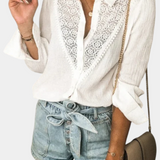 Elegante Blusa de Encaje Tess para un Estilo Sofisticado