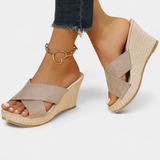 Sandalias Ortopédicas Margarete con Cuña para Comodidad y Estilo
