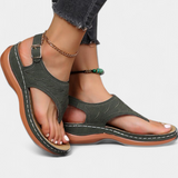 Cristina Sandalias Ergonómicas con Plantilla Ortopédica para Comodidad y Apoyo Supreme